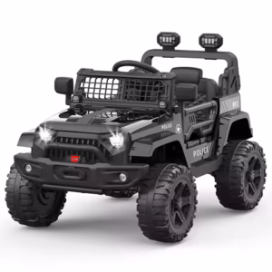 Buggy enfant 12V 4 roues — pelle amortisseurs télécommande